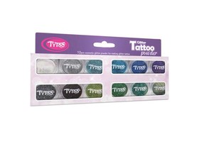 TyToo: Hideg színek válogatása csillámpor szett 12x2,5ml