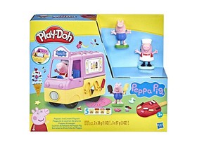 Play-Doh: Peppa Malac fagylalt készítő szett kiegészítőkkel 227g - Hasbro
