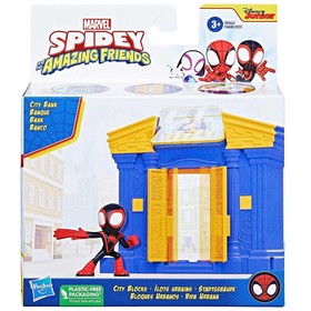 Pókember: Póki és csodálatos barátai - Városi Bank Miles Morales figurával - Hasbro