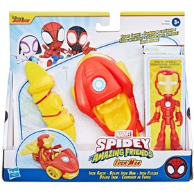 Pókember: Póki és csodálatos barátai - Vasember akciófigura járművel - Hasbro