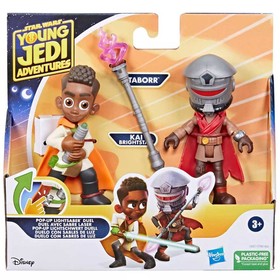 Star Wars: Fiatal Jedik kalandjai - Tabor vs Kai Brightstar figuraszett 7,5cm - Hasbro