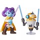 Star Wars: Fiatal Jedik kalandjai - Lys Solay vs gyakorló droid figuraszett 7,5cm - Hasbro