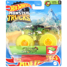 Hot Wheels - Monster Trucks: Hotweiler járgány ajándék roncsautóval 1/64 - Mattel