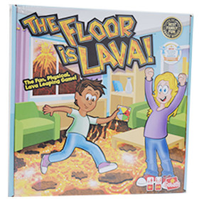 The floor is lava ügyességi társasjáték