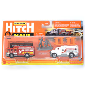 Matchbox: Fire Rescue kisautó szett kiegészítőkkel - Mattel