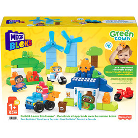 Mega Bloks: Green Town Ökoház játékszett - Mattel