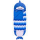 Happy Nappers: Kék cápa párna hálózsák 137cm