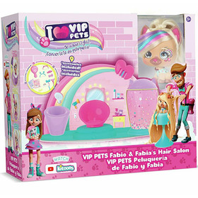 I Love VIP Pets Fabio & Fabia hajszalon játékszett