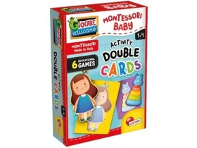 Montessori Baby: 2 az 1-ben formaillesztő kártya és puzzle