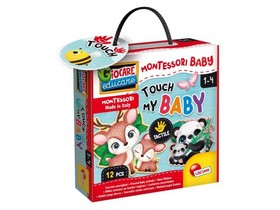 Montessori Baby Touch állatok logikai puzzle - Lisciani