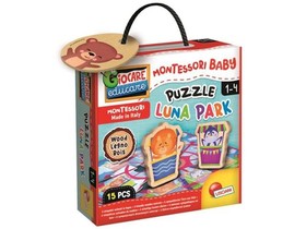 Montessori baby fa puzzle - Vidámpark