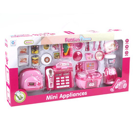 Pink konyhaszett elektromos pénztárgéppel és kiegészítőkkel