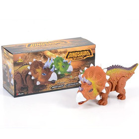 Triceratopsz dinoszaurusz figura fény effektekkel
