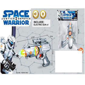 Space Warrior: Elektromos űrpisztoly fénnyel és hanggal 27cm