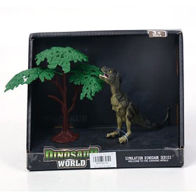 T-rex figura fával 12cm
