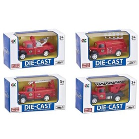 Die-Cast Classics: Tűzoltó teherkocsik több változatban 1/55