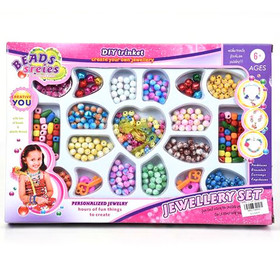 Beads Series ékszerkészítő szett gyöngyökkel, medállal és kiegészítőkkel