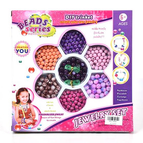 Beads Series ékszerkészítő szett gyöngyökkel és fonállal