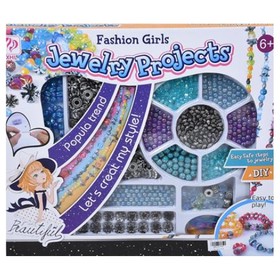Jewelry Projects: DIY nagy ékszerkészítő szett kékes színekkel