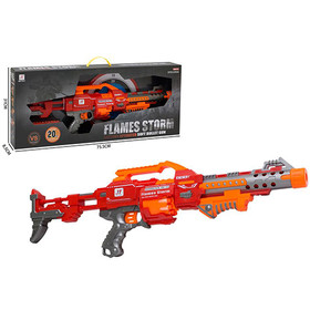 Flames Storm szivacslövő puska piros színben 75cm