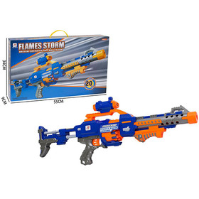 Flames Storm célkeresztes szivacslövő puska kék színben 55cm