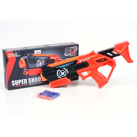 Super Shoot szivacslövő fegyver tölténnyel