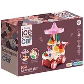 Gurulós jégkrém bár játék szett fénnyel és hanggal