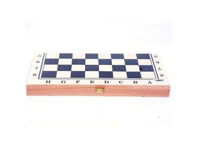 Fa sakk, festett táblával 24x24cm