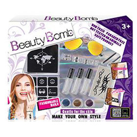 Beauty World: Beauty Bomb csillámtetkó kreatív szett napszemüveggel