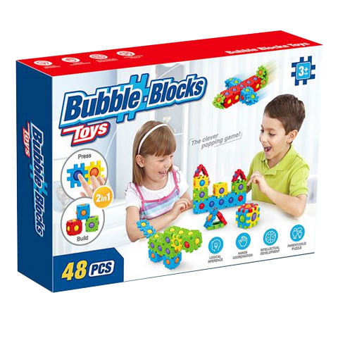 Bubble Blocks építőjáték szett 48db-os