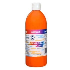 Nebulo: Narancssárga folyékony 500ml-es tempera palackban