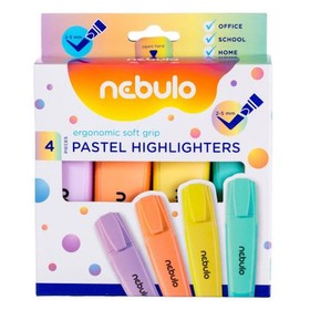 Nebulo: Neon szövegkiemelő 2-5mm-es 4db-os szett
