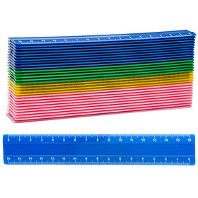 Nebulo: Műanyag vonalzó több színben 16cm