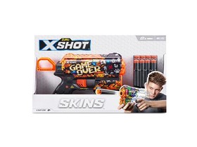 X-Shot: Excel Skins Menace Flux - Game Over szivacslövő pisztoly